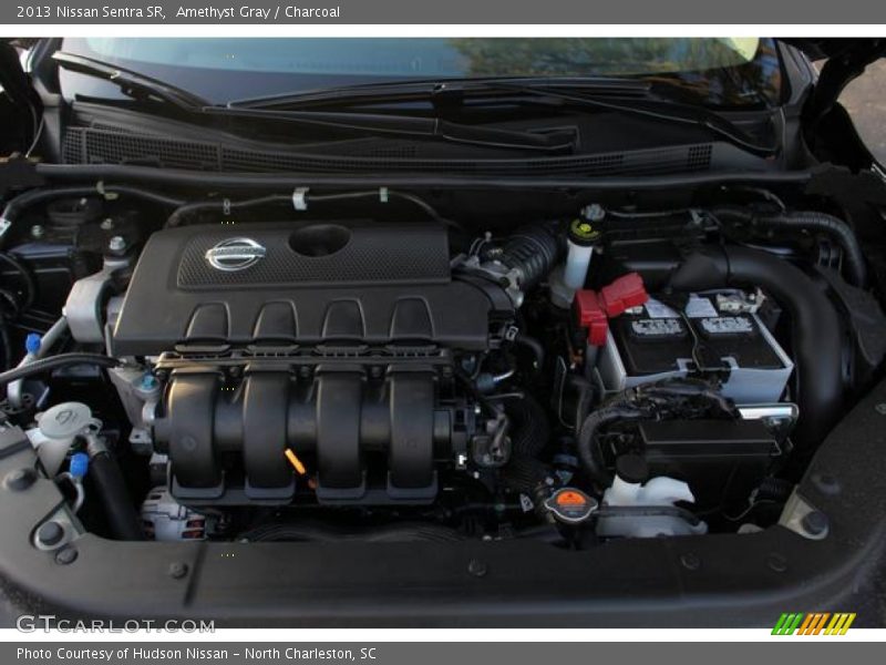 Amethyst Gray / Charcoal 2013 Nissan Sentra SR