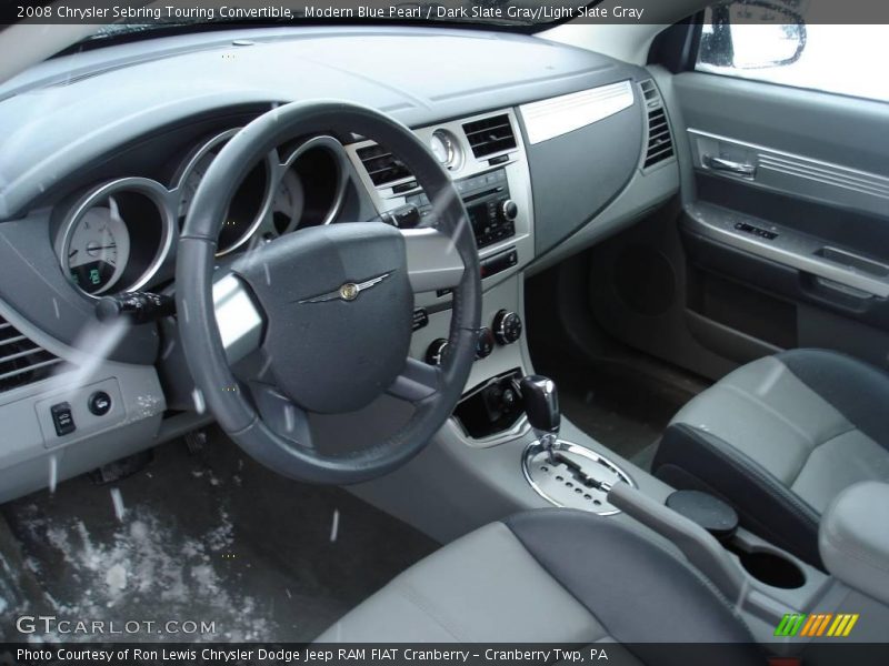 Modern Blue Pearl / Dark Slate Gray/Light Slate Gray 2008 Chrysler Sebring Touring Convertible