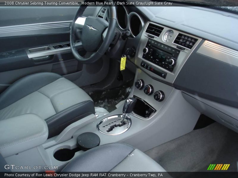 Modern Blue Pearl / Dark Slate Gray/Light Slate Gray 2008 Chrysler Sebring Touring Convertible