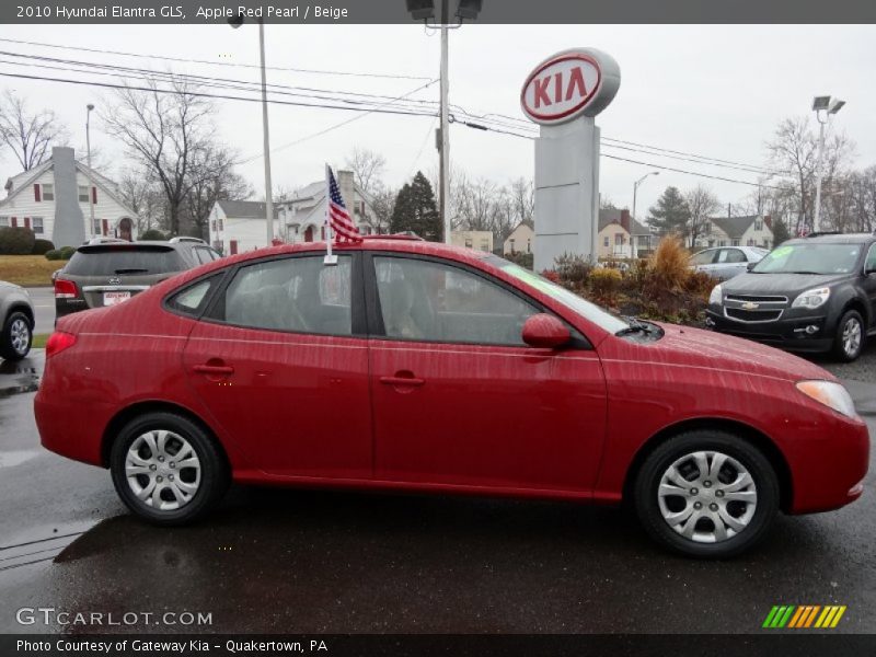 Apple Red Pearl / Beige 2010 Hyundai Elantra GLS