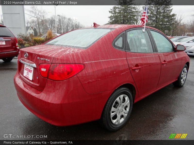 Apple Red Pearl / Beige 2010 Hyundai Elantra GLS
