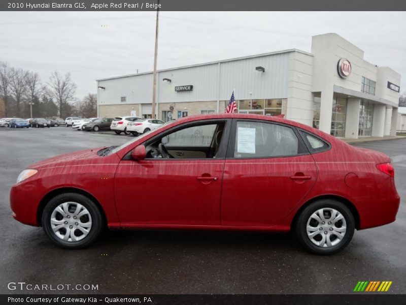 Apple Red Pearl / Beige 2010 Hyundai Elantra GLS