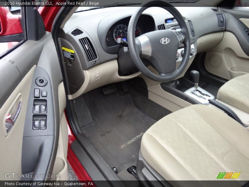 Apple Red Pearl / Beige 2010 Hyundai Elantra GLS