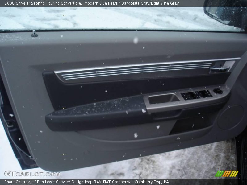 Modern Blue Pearl / Dark Slate Gray/Light Slate Gray 2008 Chrysler Sebring Touring Convertible
