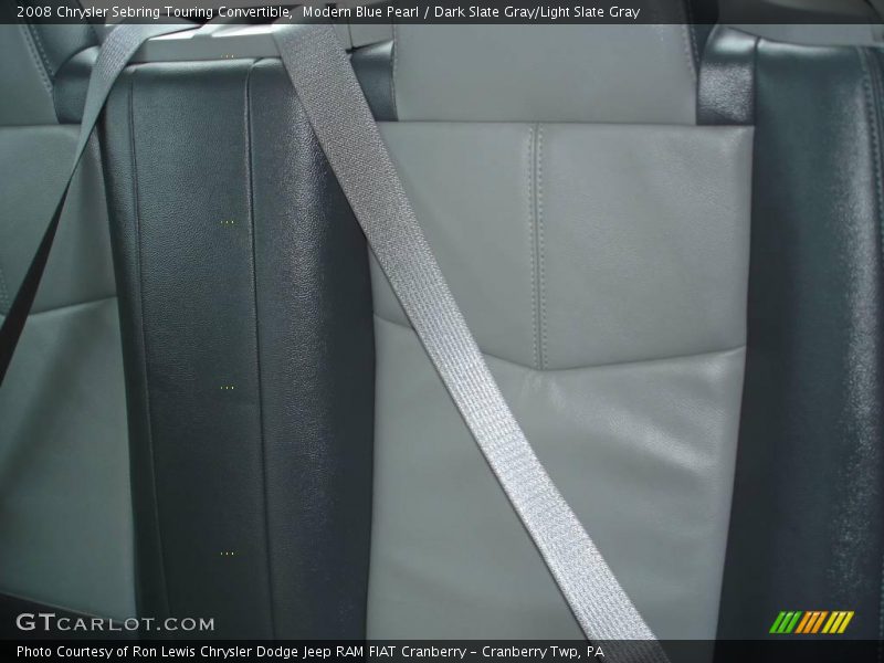Modern Blue Pearl / Dark Slate Gray/Light Slate Gray 2008 Chrysler Sebring Touring Convertible