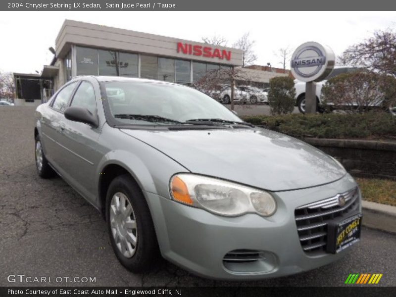 Satin Jade Pearl / Taupe 2004 Chrysler Sebring LX Sedan