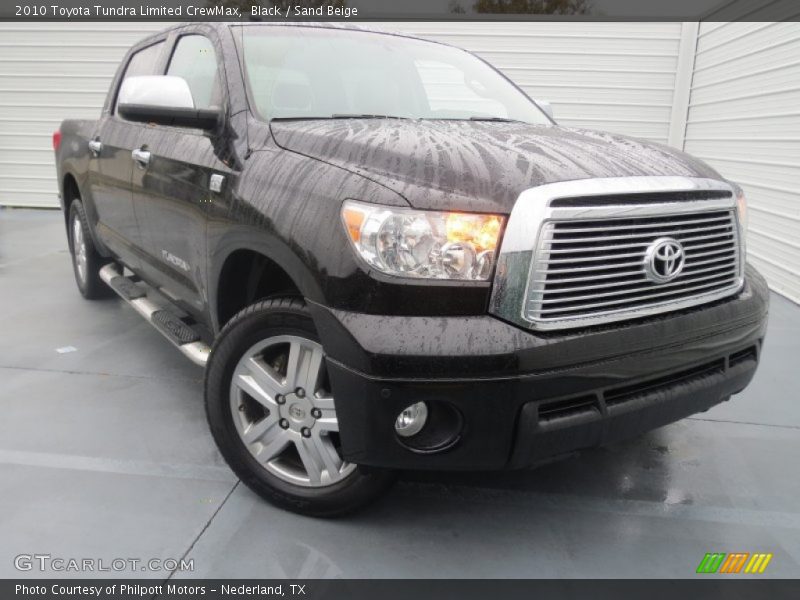 Black / Sand Beige 2010 Toyota Tundra Limited CrewMax