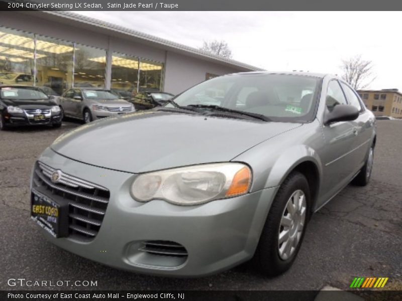 Satin Jade Pearl / Taupe 2004 Chrysler Sebring LX Sedan