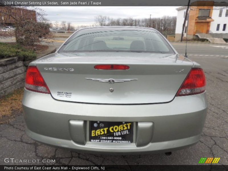 Satin Jade Pearl / Taupe 2004 Chrysler Sebring LX Sedan