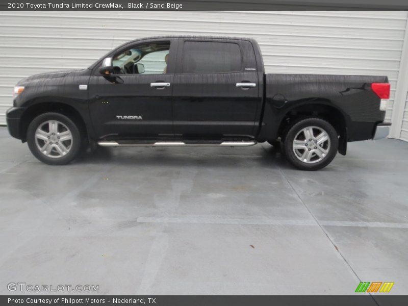 Black / Sand Beige 2010 Toyota Tundra Limited CrewMax
