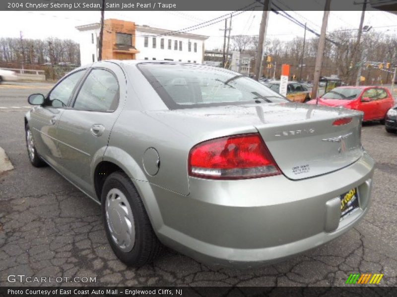 Satin Jade Pearl / Taupe 2004 Chrysler Sebring LX Sedan