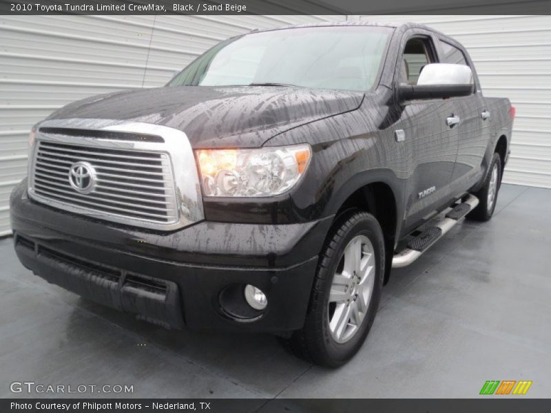 Black / Sand Beige 2010 Toyota Tundra Limited CrewMax
