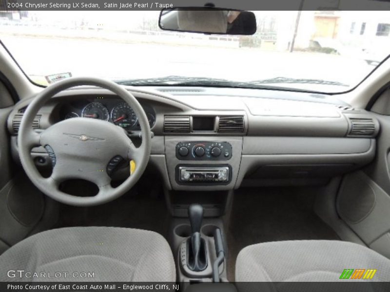 Satin Jade Pearl / Taupe 2004 Chrysler Sebring LX Sedan