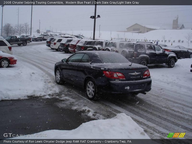 Modern Blue Pearl / Dark Slate Gray/Light Slate Gray 2008 Chrysler Sebring Touring Convertible