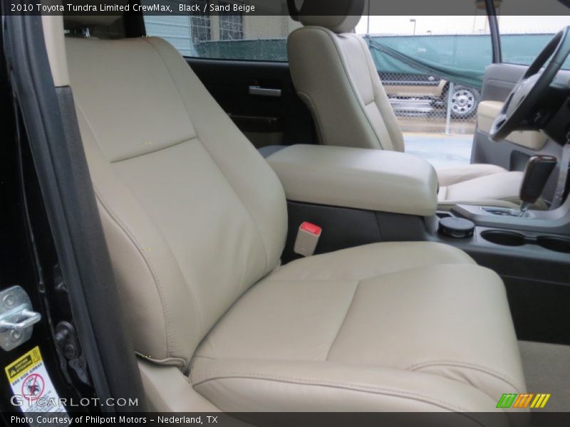  2010 Tundra Limited CrewMax Sand Beige Interior