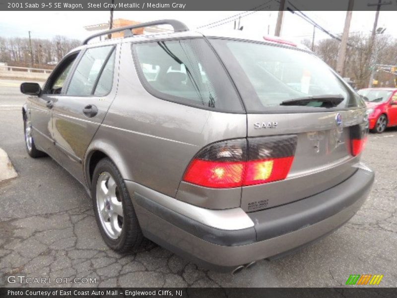 Steel Gray Metallic / Medium Gray 2001 Saab 9-5 SE Wagon