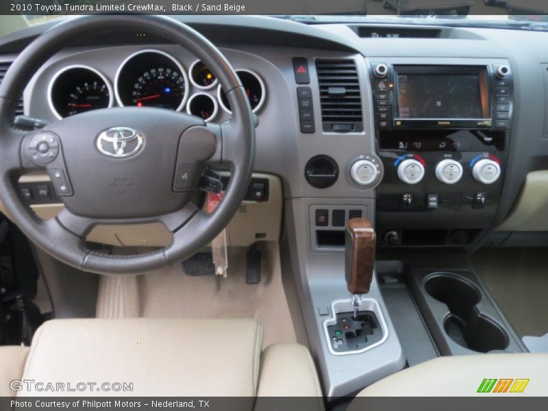 Dashboard of 2010 Tundra Limited CrewMax
