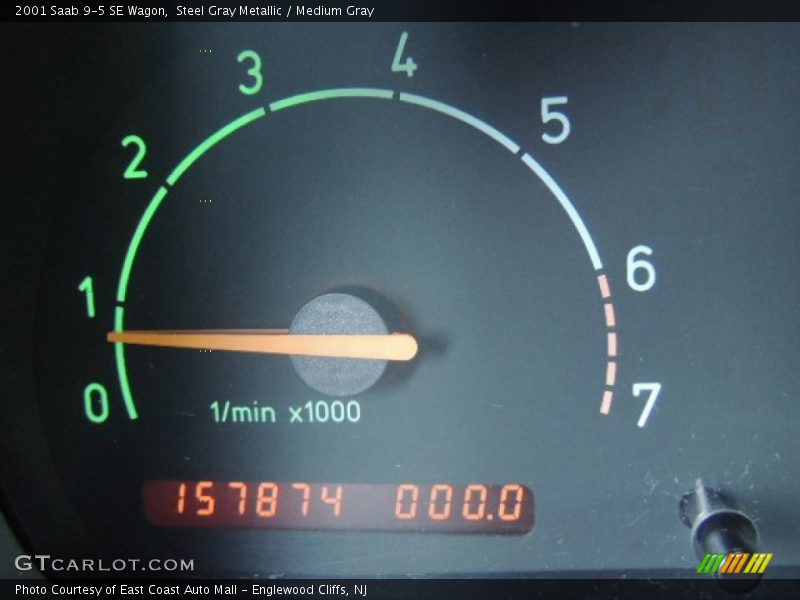 Steel Gray Metallic / Medium Gray 2001 Saab 9-5 SE Wagon