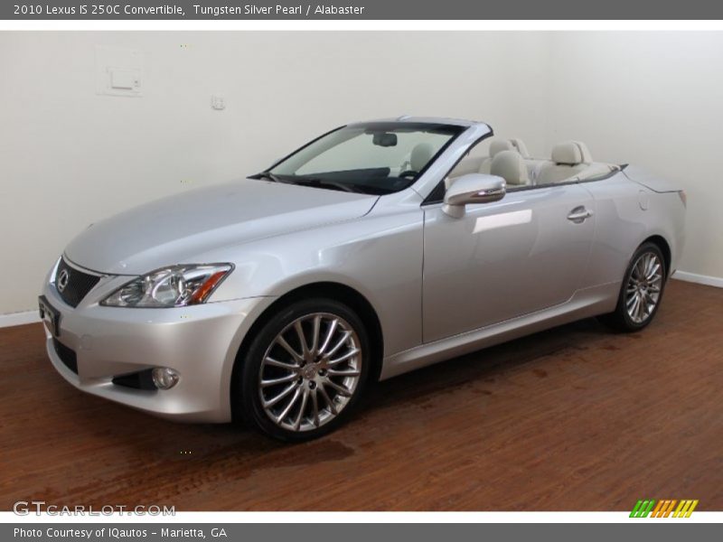 Tungsten Silver Pearl / Alabaster 2010 Lexus IS 250C Convertible