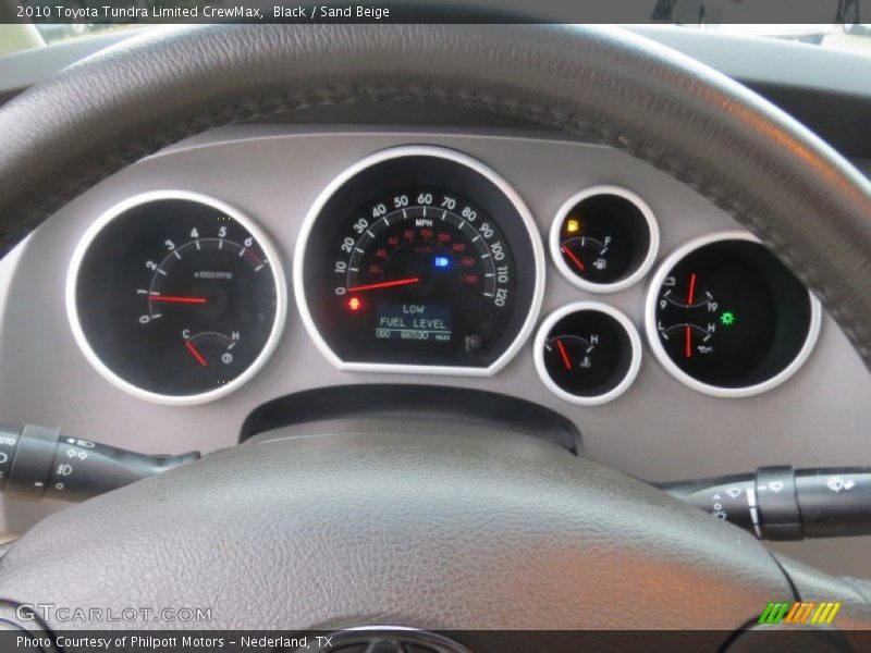  2010 Tundra Limited CrewMax Limited CrewMax Gauges