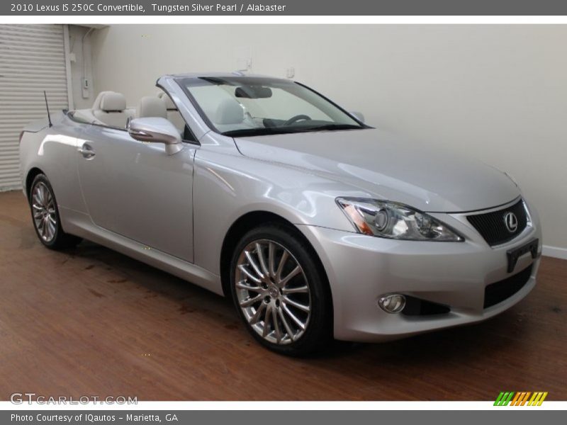 Tungsten Silver Pearl / Alabaster 2010 Lexus IS 250C Convertible