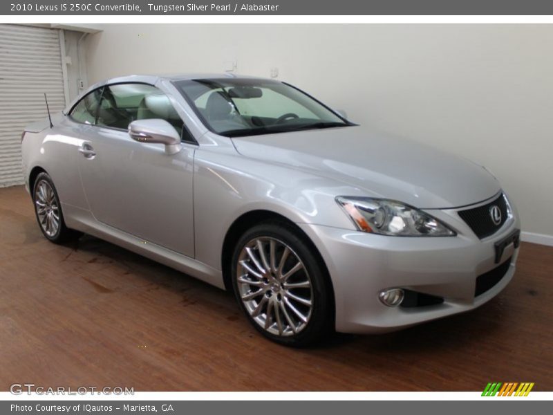 Tungsten Silver Pearl / Alabaster 2010 Lexus IS 250C Convertible