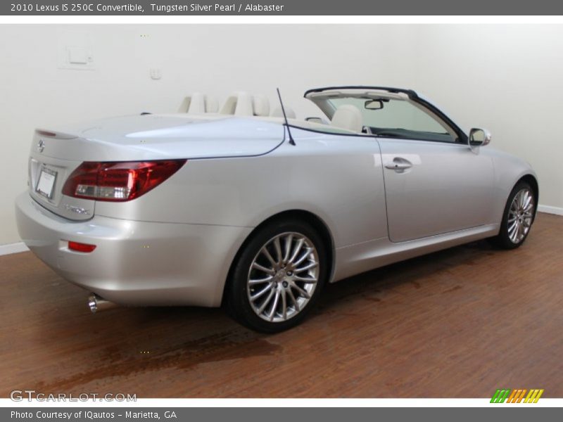 Tungsten Silver Pearl / Alabaster 2010 Lexus IS 250C Convertible