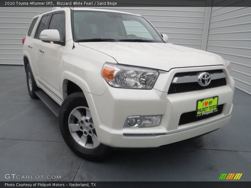 Blizzard White Pearl / Sand Beige 2010 Toyota 4Runner SR5