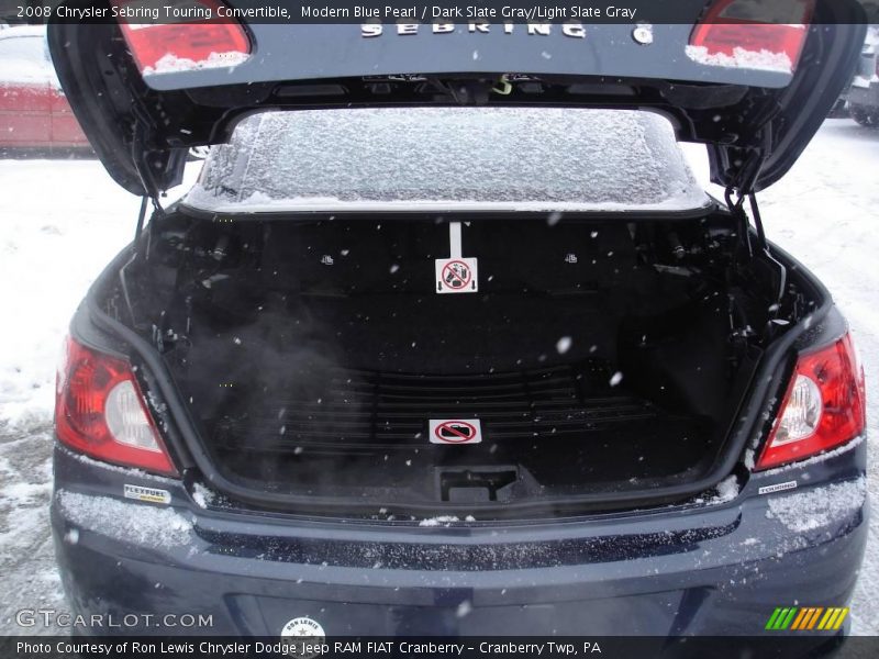 Modern Blue Pearl / Dark Slate Gray/Light Slate Gray 2008 Chrysler Sebring Touring Convertible