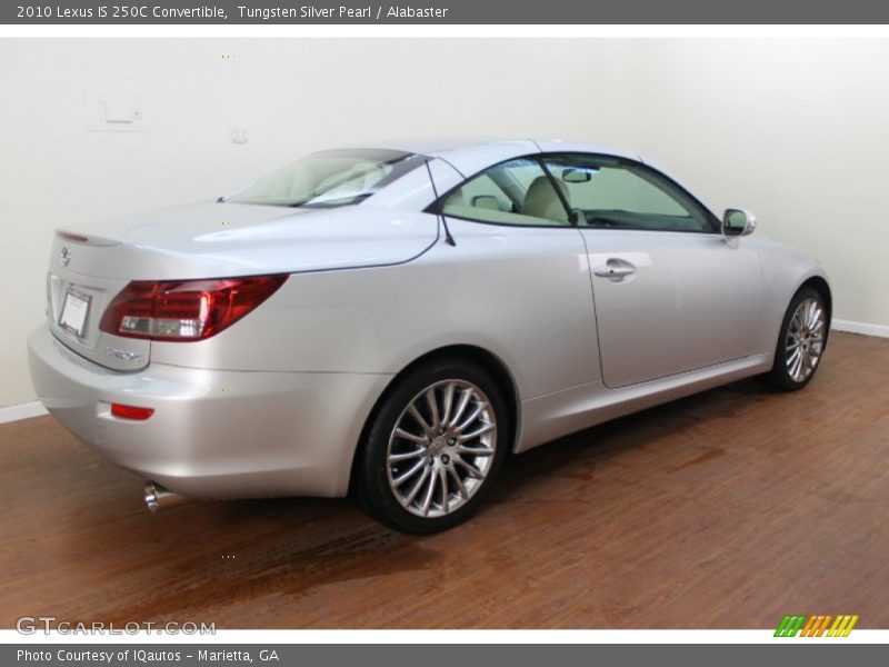 Tungsten Silver Pearl / Alabaster 2010 Lexus IS 250C Convertible