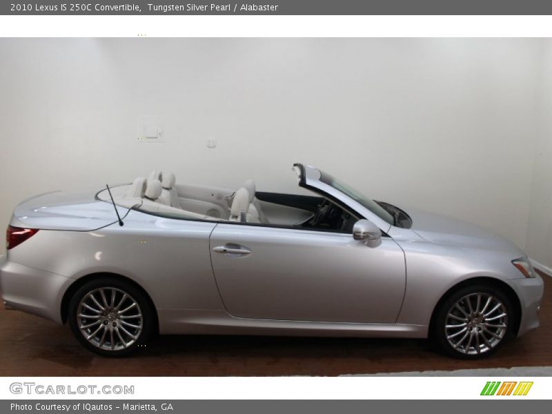 Tungsten Silver Pearl / Alabaster 2010 Lexus IS 250C Convertible