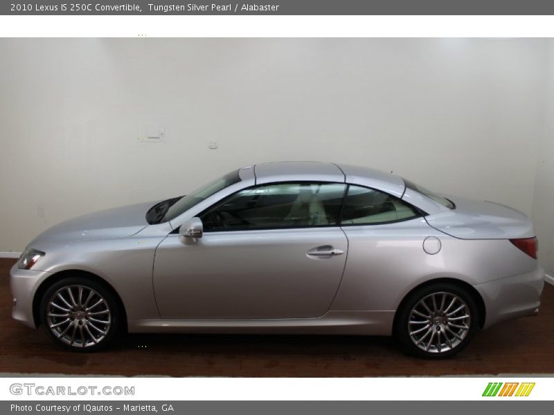 Tungsten Silver Pearl / Alabaster 2010 Lexus IS 250C Convertible