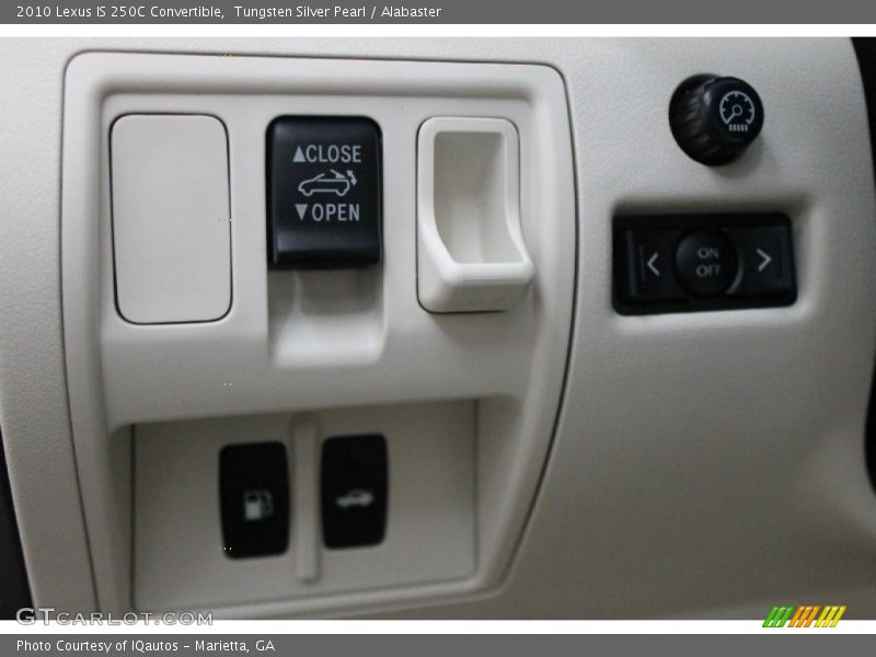 Tungsten Silver Pearl / Alabaster 2010 Lexus IS 250C Convertible