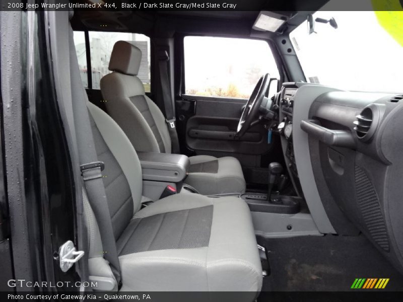 Black / Dark Slate Gray/Med Slate Gray 2008 Jeep Wrangler Unlimited X 4x4