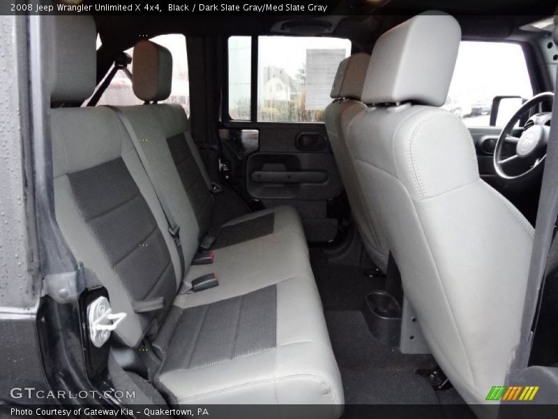 Black / Dark Slate Gray/Med Slate Gray 2008 Jeep Wrangler Unlimited X 4x4