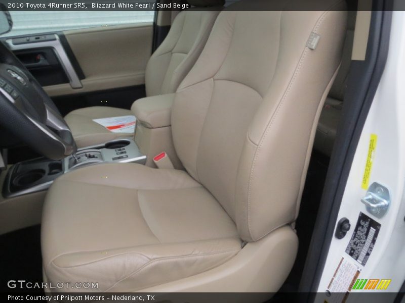 Blizzard White Pearl / Sand Beige 2010 Toyota 4Runner SR5