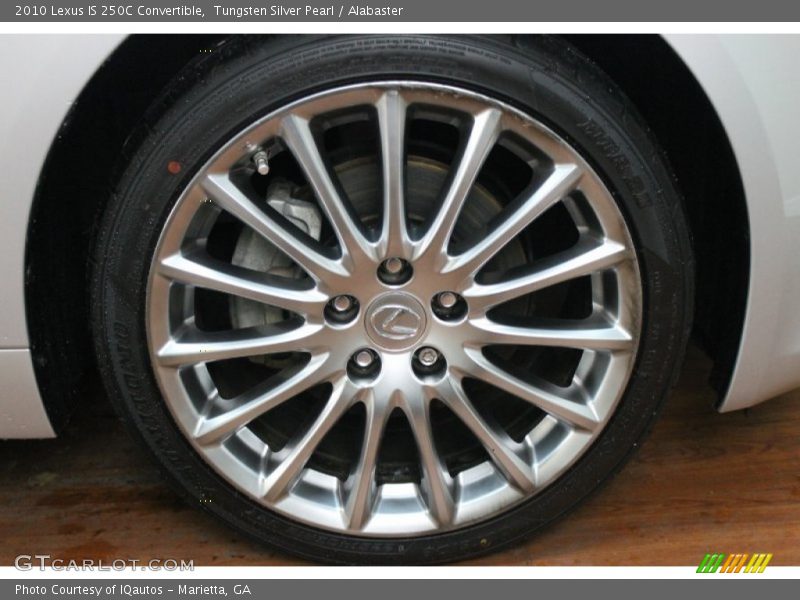 Tungsten Silver Pearl / Alabaster 2010 Lexus IS 250C Convertible