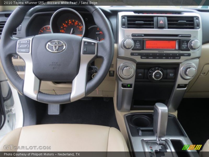 Blizzard White Pearl / Sand Beige 2010 Toyota 4Runner SR5