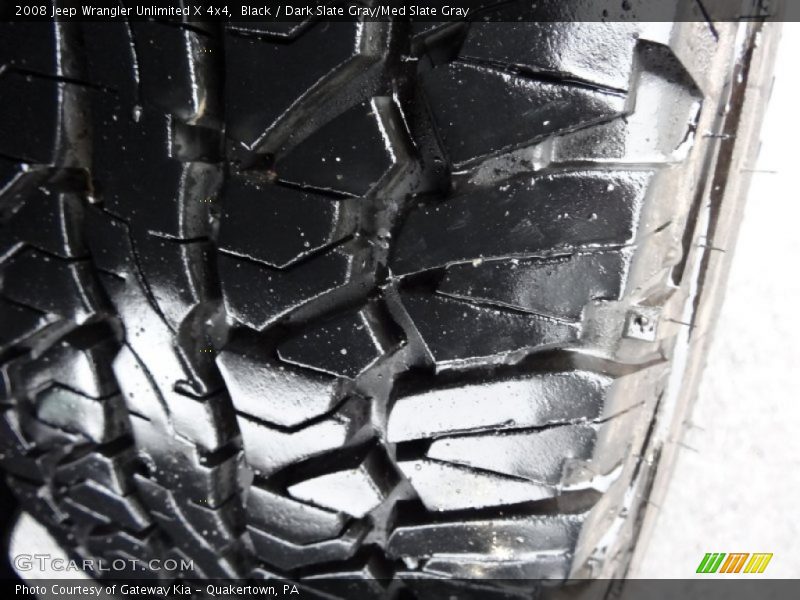 Black / Dark Slate Gray/Med Slate Gray 2008 Jeep Wrangler Unlimited X 4x4