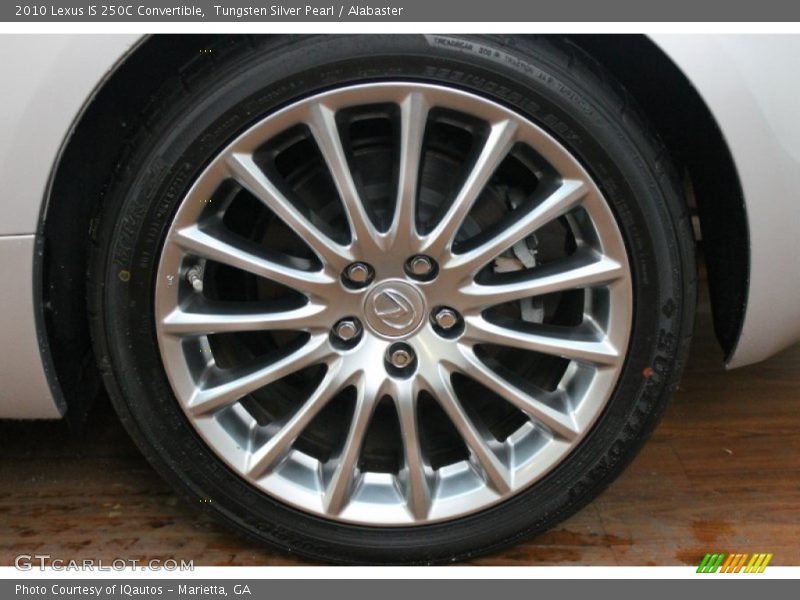 Tungsten Silver Pearl / Alabaster 2010 Lexus IS 250C Convertible