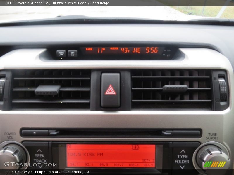 Blizzard White Pearl / Sand Beige 2010 Toyota 4Runner SR5