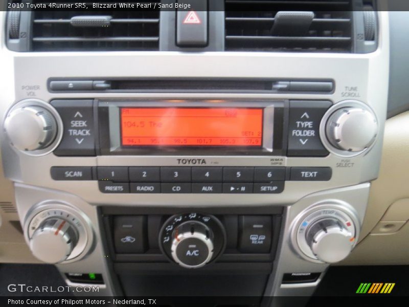 Blizzard White Pearl / Sand Beige 2010 Toyota 4Runner SR5