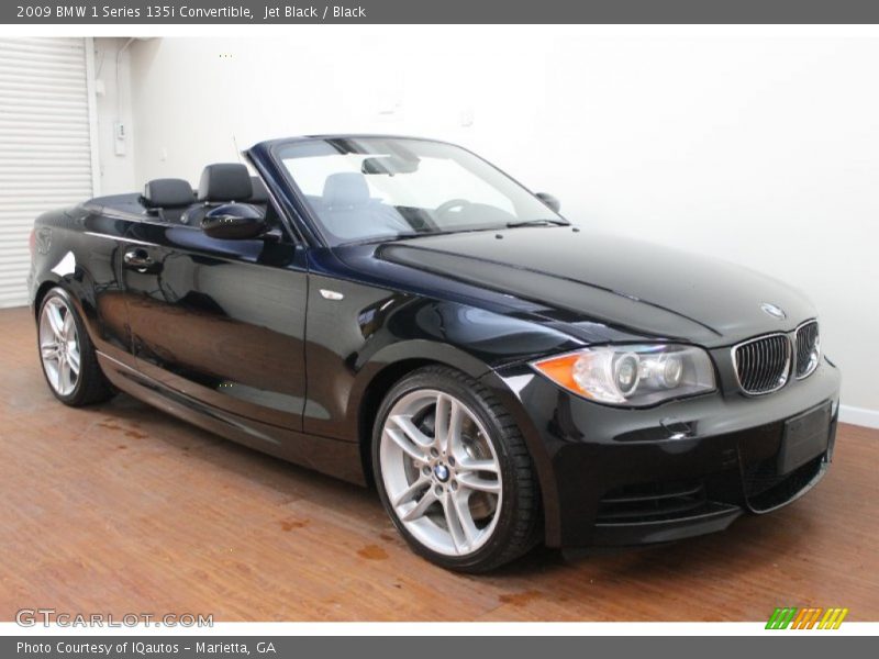 Front 3/4 View of 2009 1 Series 135i Convertible