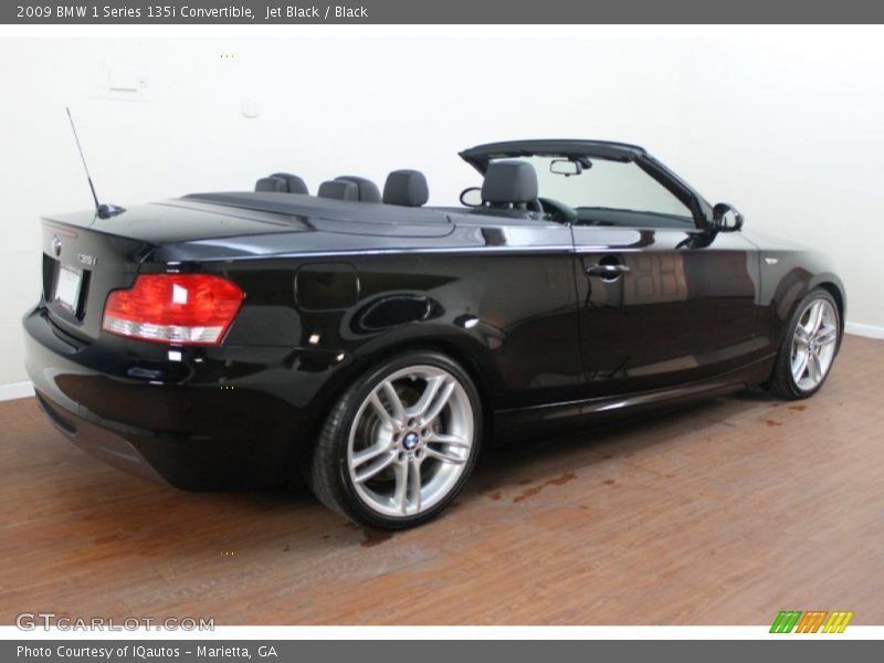 Jet Black / Black 2009 BMW 1 Series 135i Convertible