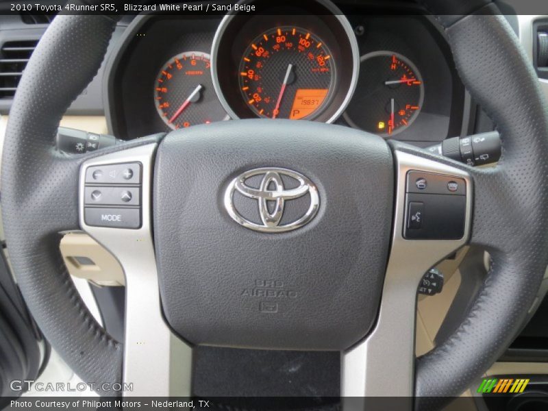 Blizzard White Pearl / Sand Beige 2010 Toyota 4Runner SR5