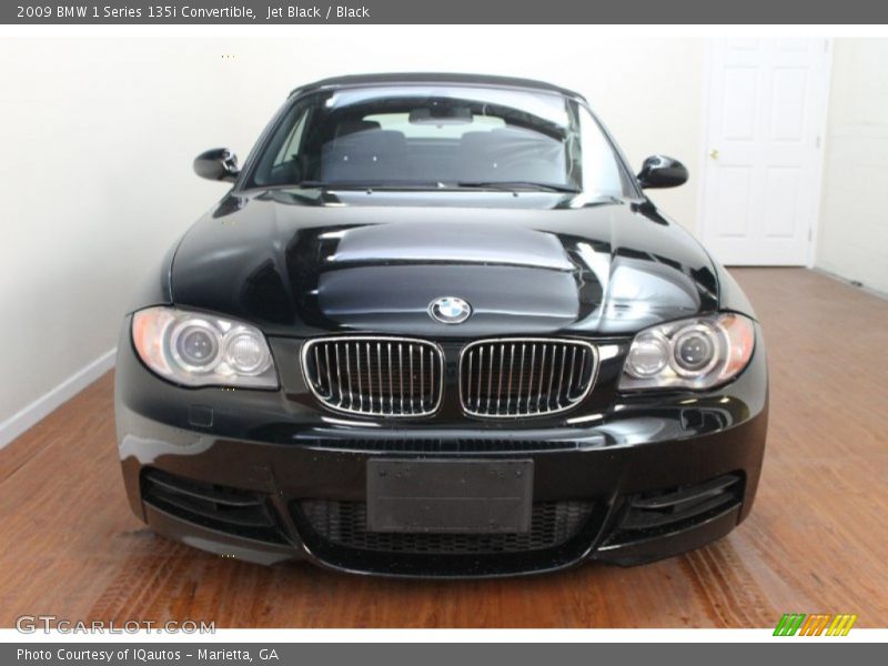 Jet Black / Black 2009 BMW 1 Series 135i Convertible