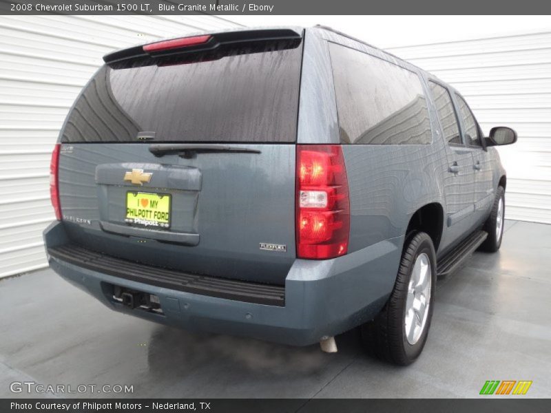Blue Granite Metallic / Ebony 2008 Chevrolet Suburban 1500 LT