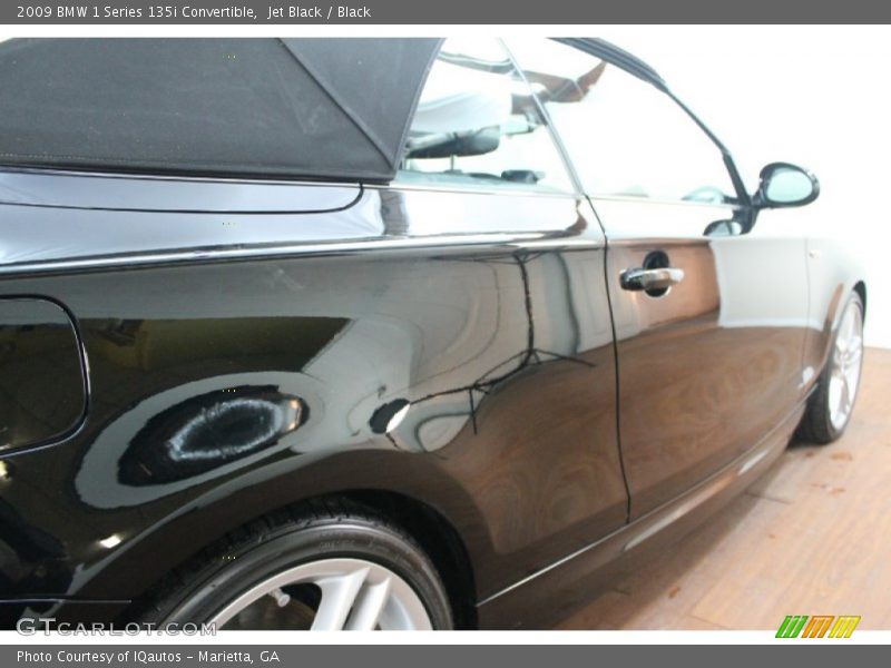 Jet Black / Black 2009 BMW 1 Series 135i Convertible