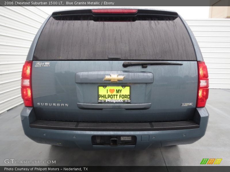 Blue Granite Metallic / Ebony 2008 Chevrolet Suburban 1500 LT