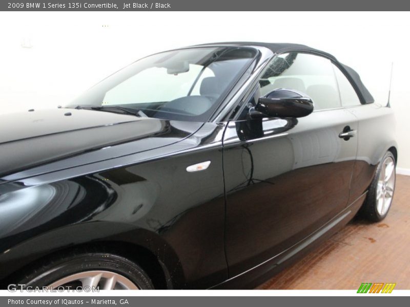 Jet Black / Black 2009 BMW 1 Series 135i Convertible